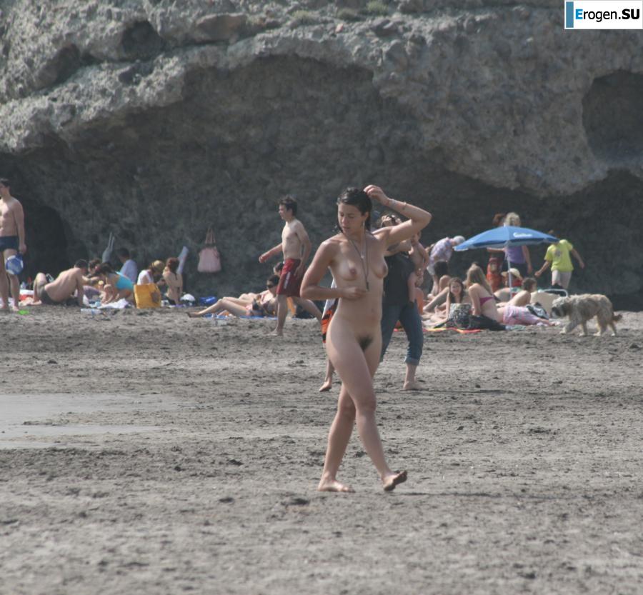 And again hippies. Now on the beach. Part 5. Slide 12