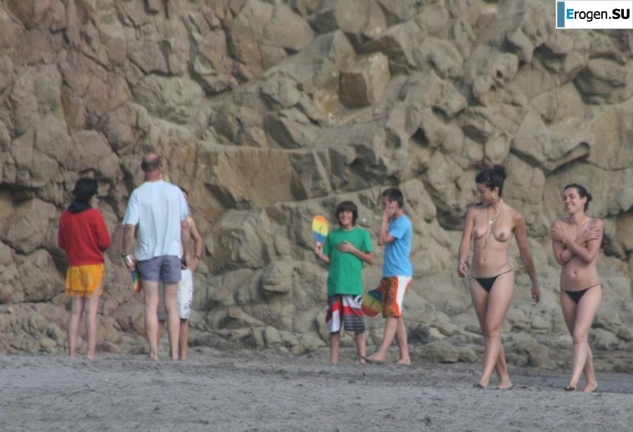 And again hippies. Now on the beach. Part 5. Slide 19