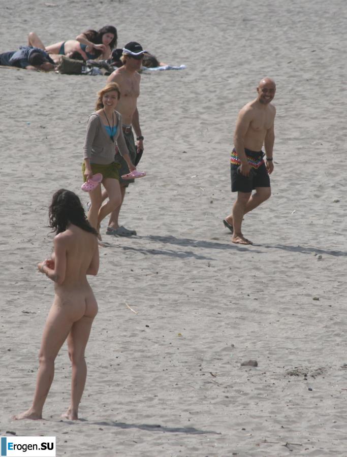 And again hippies. Now on the beach. Part 5. Slide 2