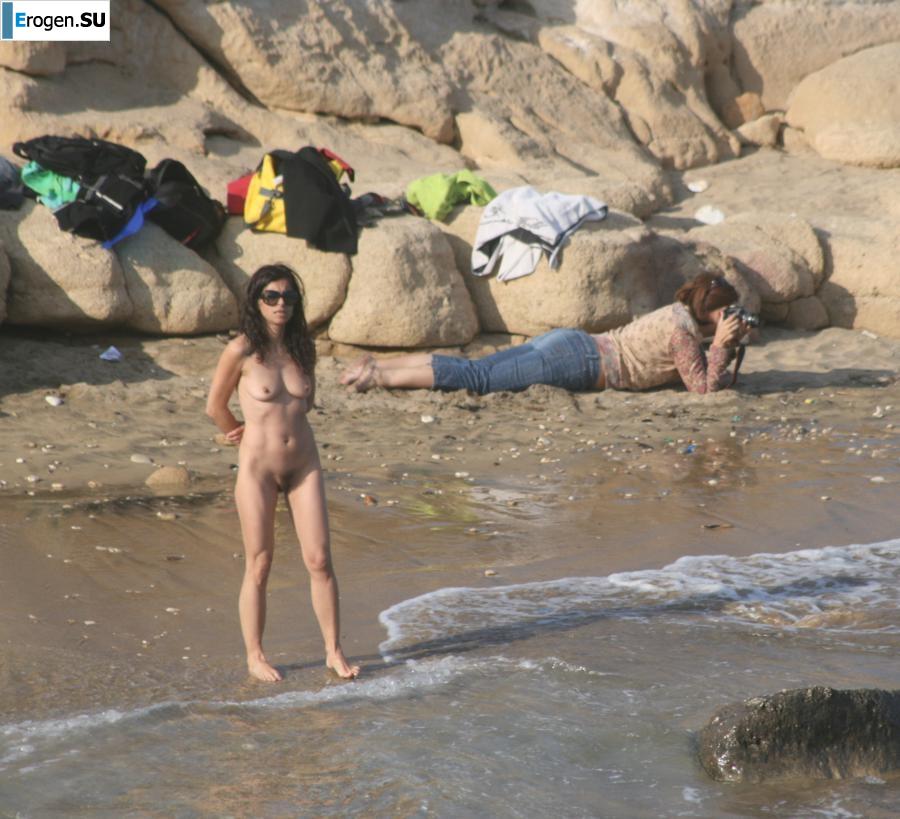 And again hippies. Now on the beach. Part 5. Slide 35