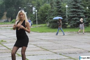 Настя из Самары ходит по городу и показывает себя. Часть 5. Эскиз 38