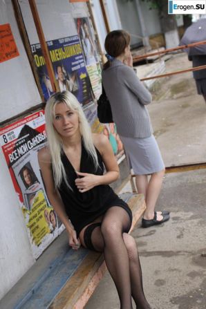 Настя из Самары ходит по городу и показывает себя. Часть 8. Эскиз 23
