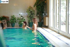 Чешские нудисты в бассейне. Эскиз 15