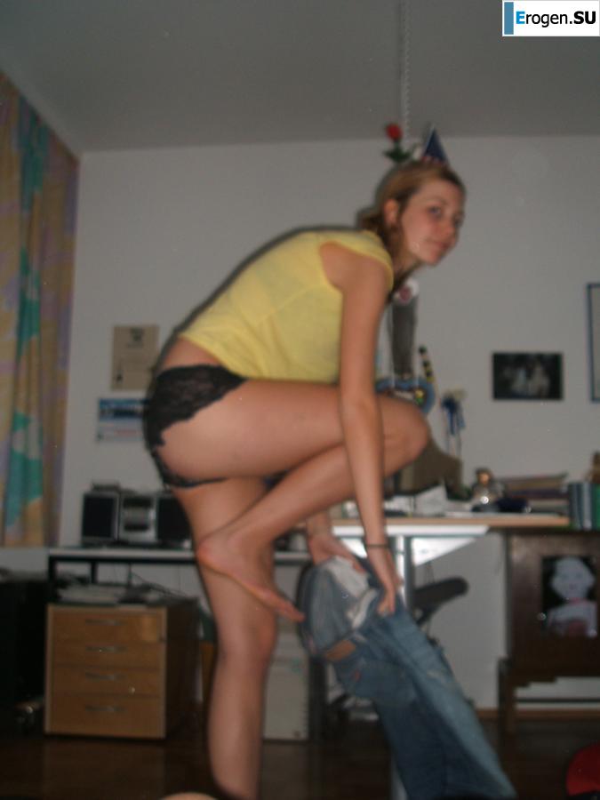 Slender German and her curly-haired friend. Part 3. Photo 44