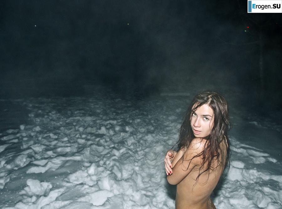 Ukrainian nudists in winter. Photo 23