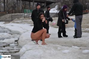 Украинские нудисты зимой. Часть 3. Эскиз 21