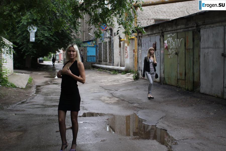 Nastya from Samara walks around the city and shows herself. Part 19. Photo 3