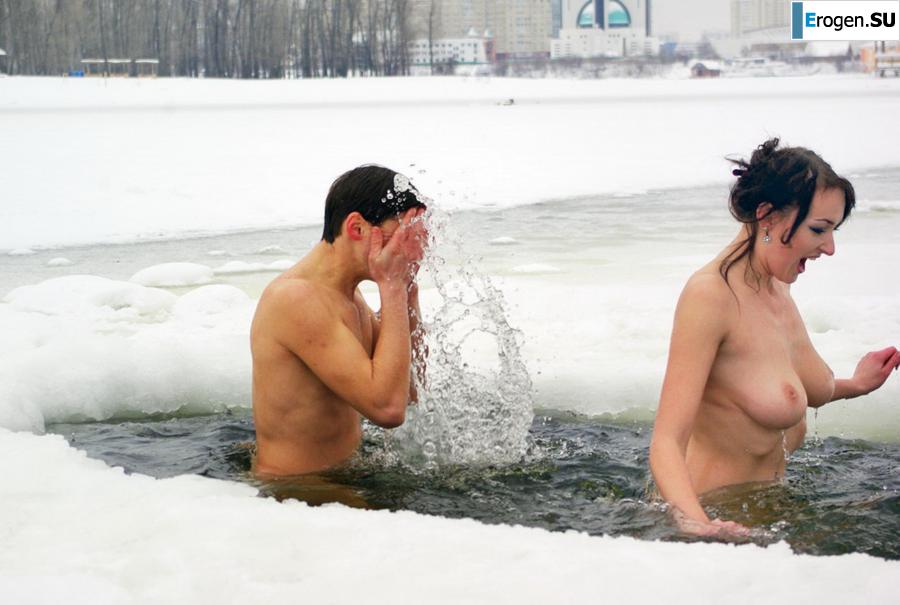 Украинские нудисты зимой. Часть 4. Фото 18