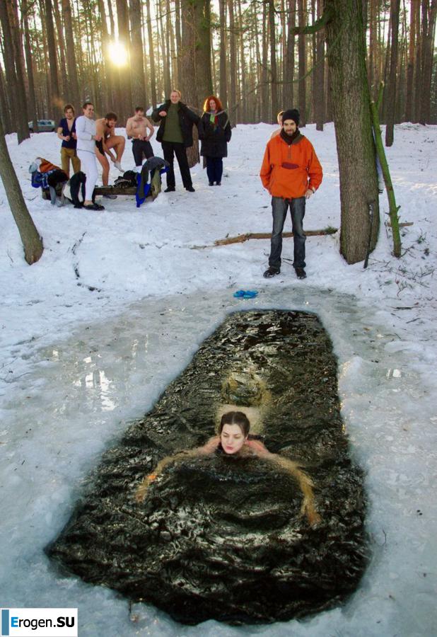 Украинские нудисты зимой. Часть 4. Фото 30
