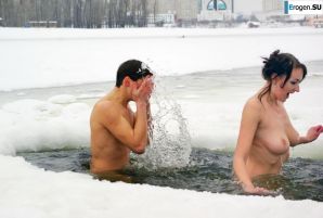 Ukrainian nudists in winter. Part 4. Thumb 18