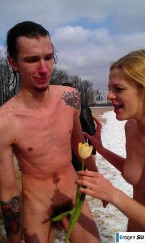 Ukrainian nudists in winter. Part 4. Thumb 19