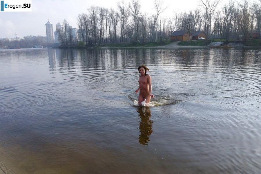 Украинские нудисты зимой. Часть 5. Фото 21