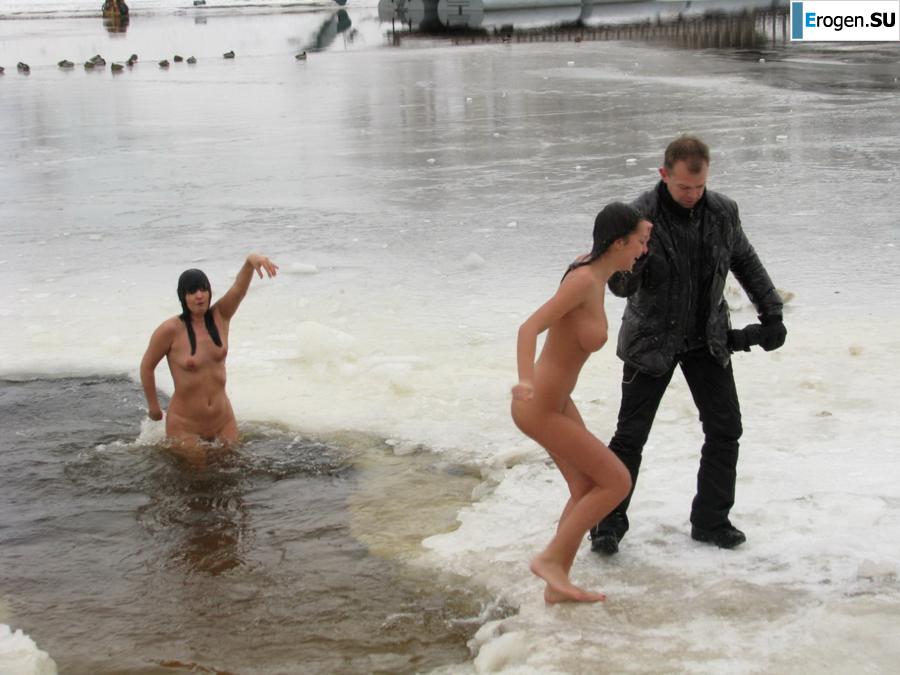 Украинские нудисты зимой. Часть 5. Фото 7