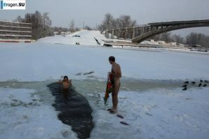 Украинские нудисты зимой. Часть 5. Эскиз 12