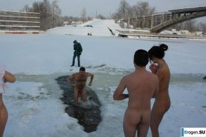 Украинские нудисты зимой. Часть 5. Эскиз 18
