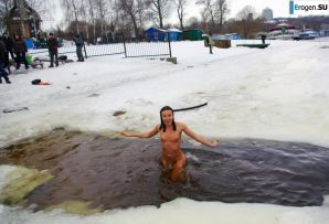 Украинские нудисты зимой. Часть 5. Эскиз 35