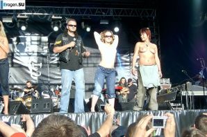 Tits and some pussies at rock concerts. Part 2. Thumb 30