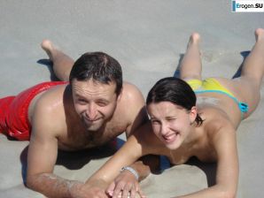 resting naked on the beach. Thumb 14