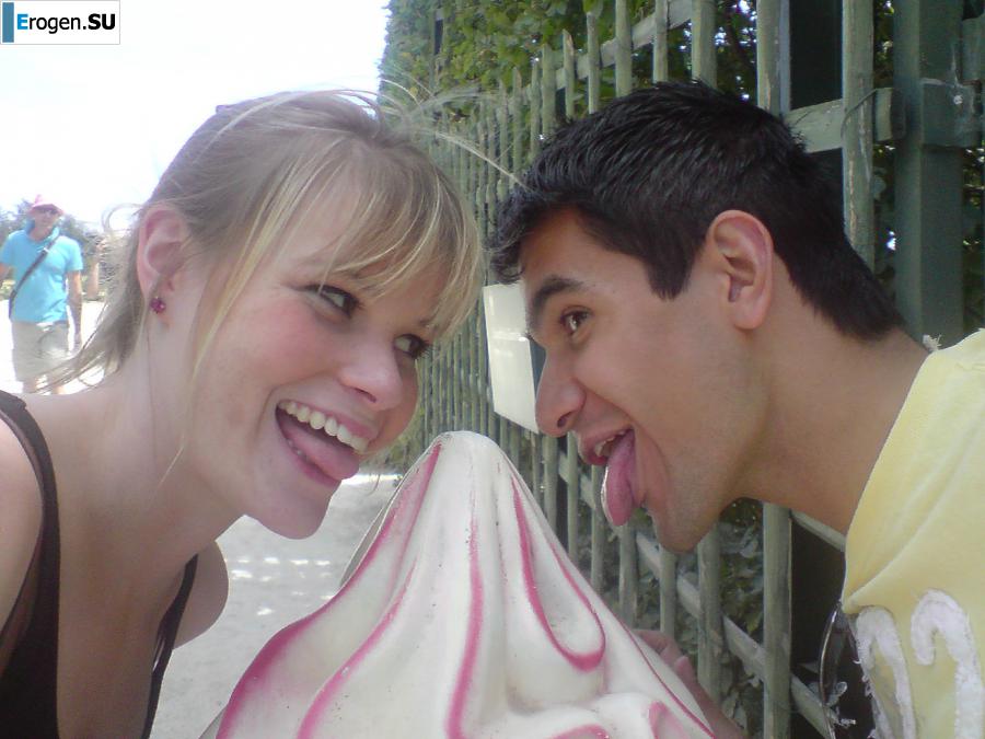 girl and guy with the euro round. Part 2. Photo 27