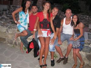 tanned girlfriends on a rocky shore. Thumb 22