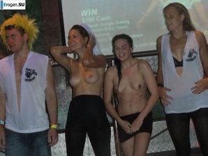 competition of wet t-shirts in a night club. Thumb 24