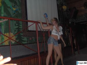 competition of wet t-shirts in a night club. Thumb 38