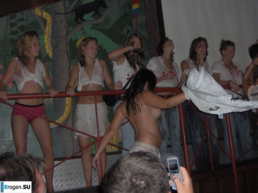competition of wet t-shirts in a night club. Part 4. Photo 38