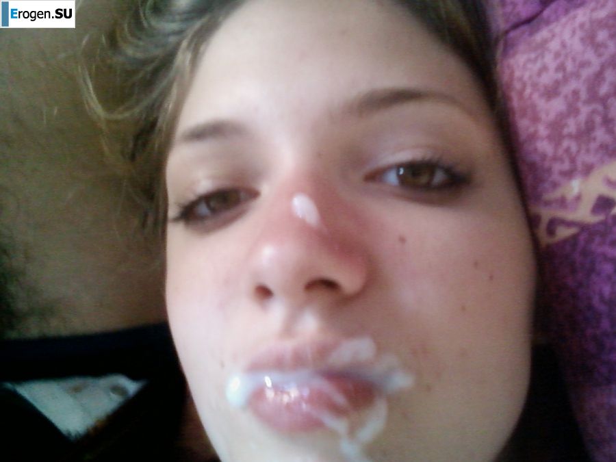 student with facial cum. Photo 10