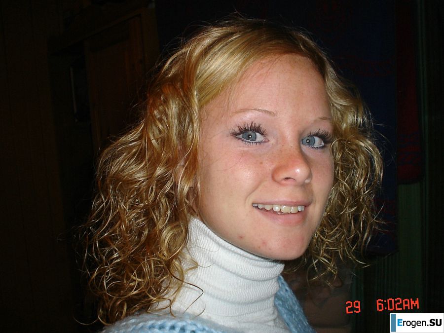 A blue-eyed minx with a pierced nipple plays with her panties. Slide 39