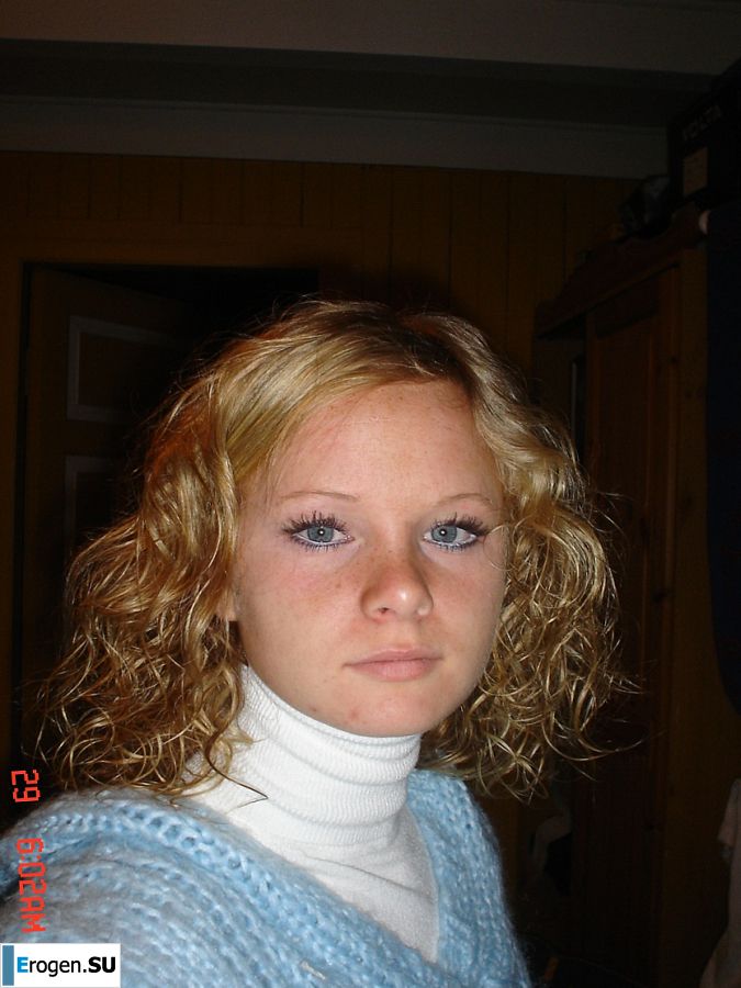 A blue-eyed minx with a pierced nipple plays with her panties. Slide 40