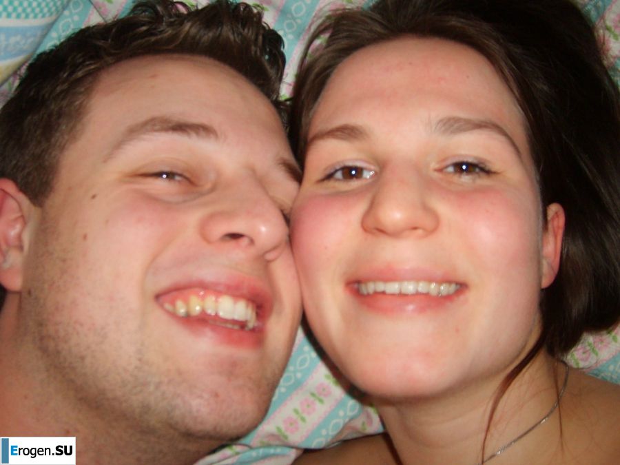 Role games of a bright brunette in a short skirt and her boyfriend. Slide 17