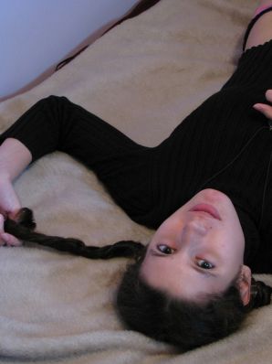 A pretty student is fingering a pussy and showing her labia. Part 2. Thumb 26