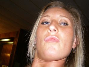 A blonde in pink panties drank and spread her legs in a billiard club. Part 2. Thumb 21