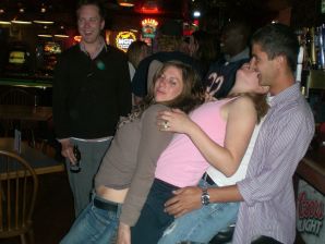 A blonde in pink panties drank and spread her legs in a billiard club. Part 2. Thumb 35