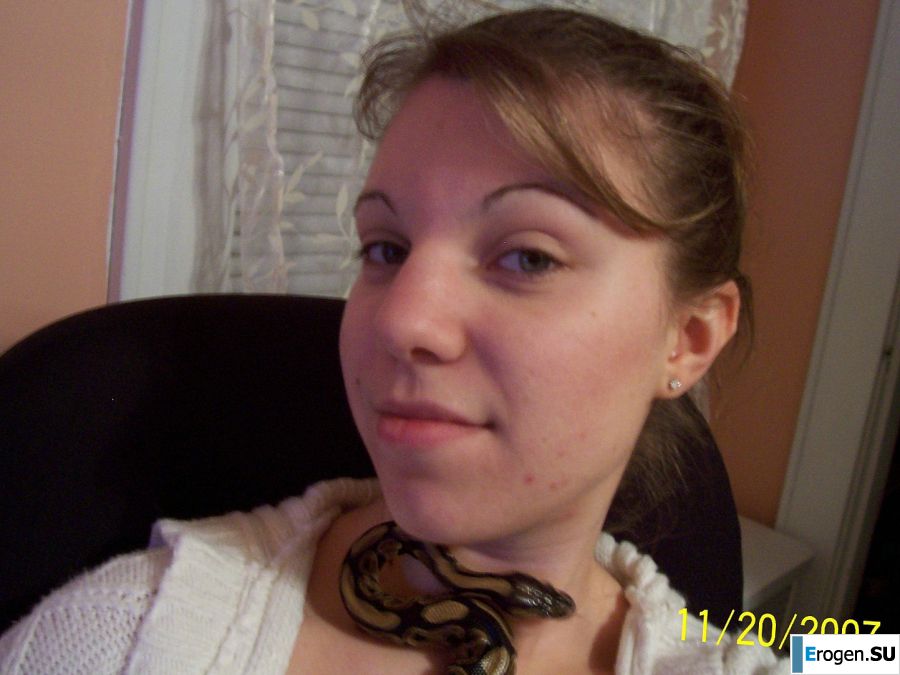 Passionate minx dances striptease in nature with a snake. Slide 45