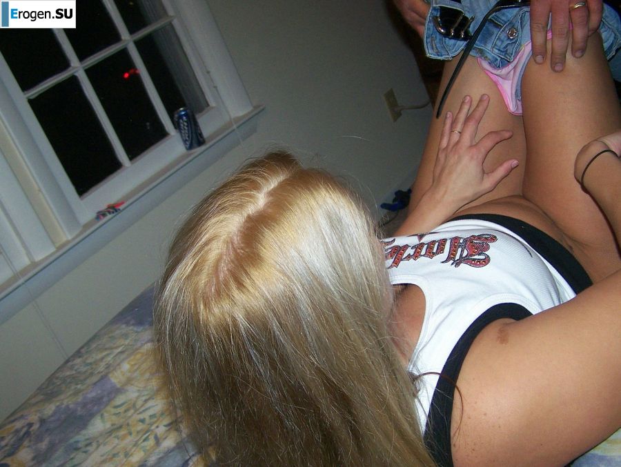 Luxurious blondes with magnificent breasts caress each other and expose themselves. Part 4. Slide 12