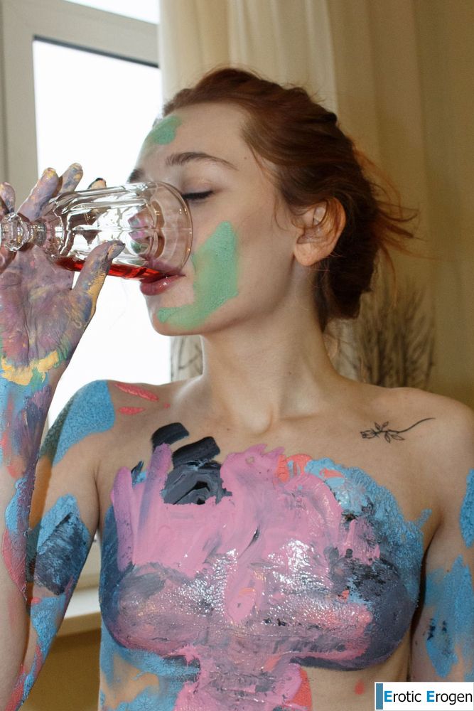 Kristina Proxy in Body As Paint Brush. Фото 31