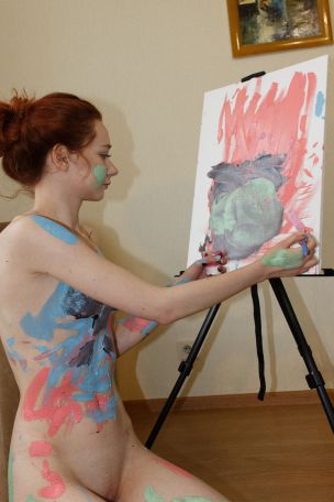 Kristina Proxy in Body As Paint Brush. Thumb 22