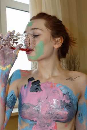 Kristina Proxy in Body As Paint Brush. Thumb 31