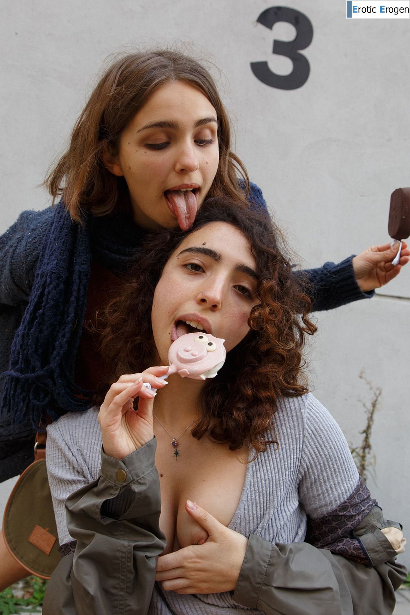 Zoe And Emma in Cafe Orno 1. Picture 24