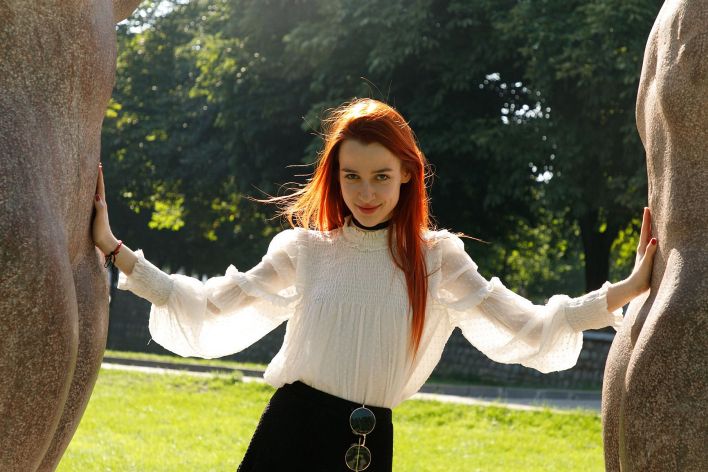 Luba Cherisova in On Red Wednesday. Эскиз 15