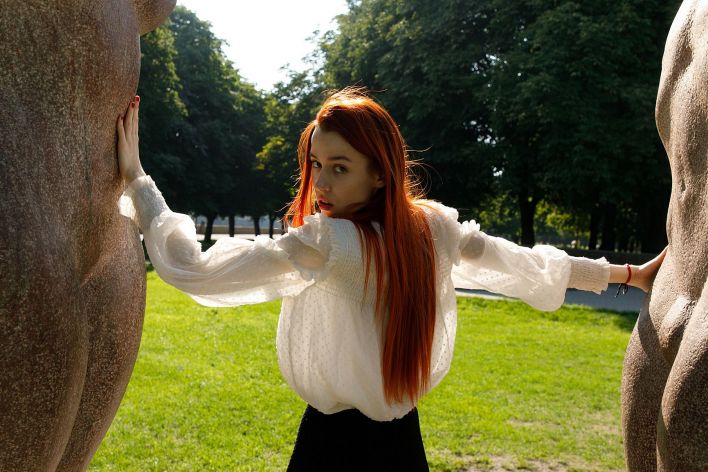 Luba Cherisova in On Red Wednesday. Эскиз 17