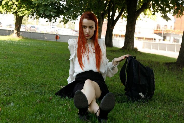 Luba Cherisova in On Red Wednesday. Эскиз 19