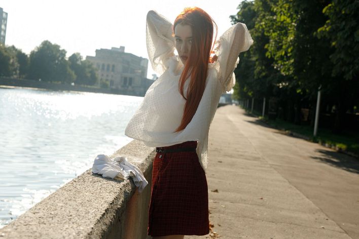 Luba Cherisova in On Red Wednesday. Эскиз 38