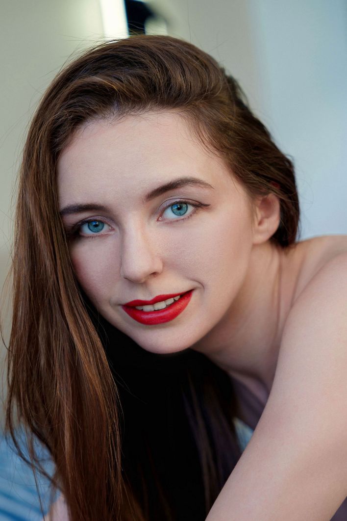 Maria Mane in Blue Stripe. Эскиз 26