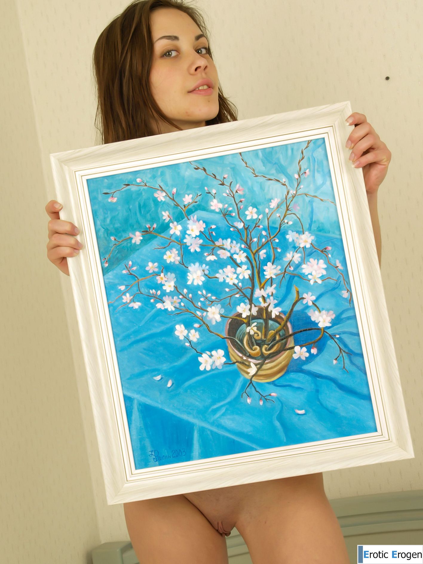 Diarria F in Hanging A Painting. Picture 24