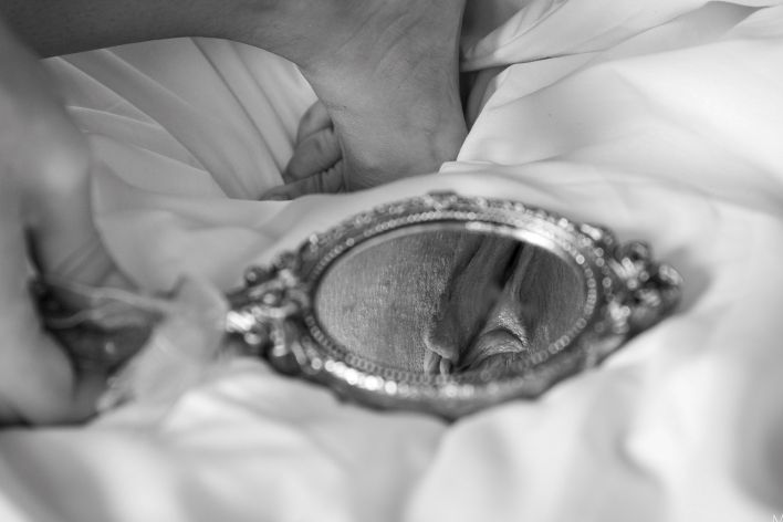 Bella Spark in White Corset. Эскиз 39