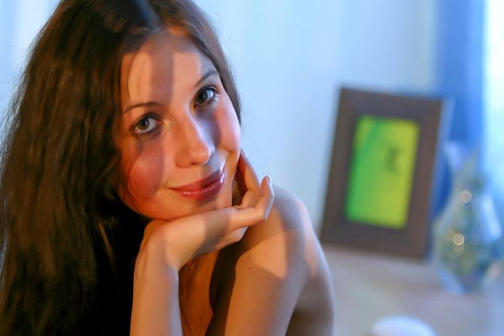 Anoushka E in Brunette Girl With Socks. Thumb 11