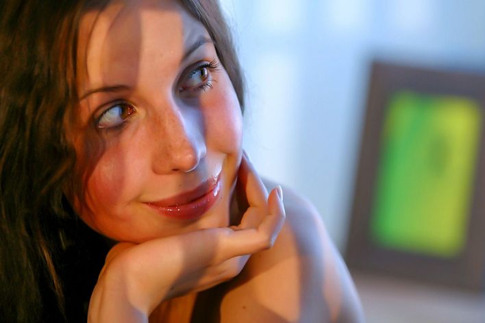 Anoushka E in Brunette Girl With Socks. Thumb 12