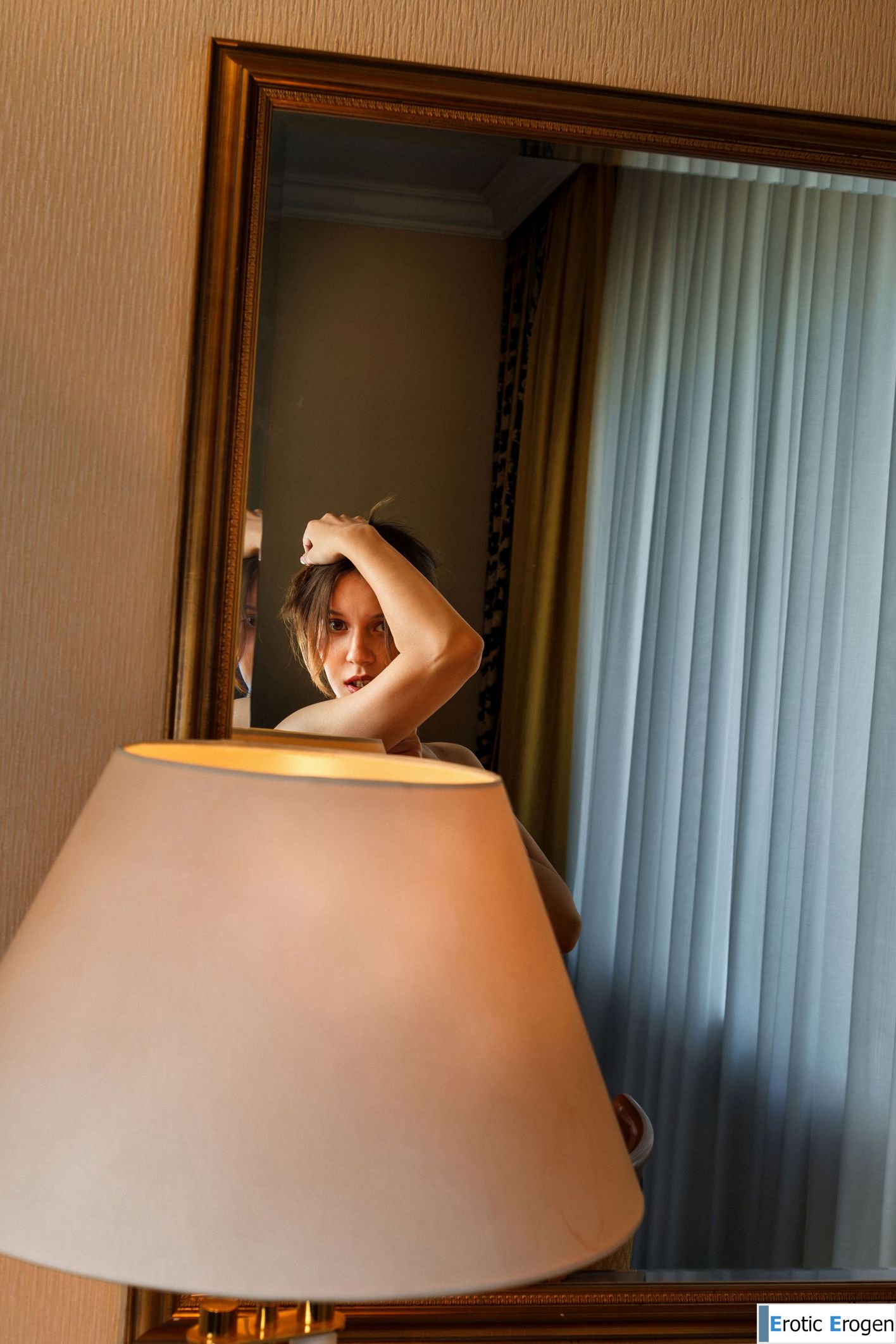 Giselle in Gold Lingerie. Slide 38